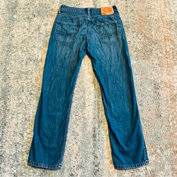 Levi’s 514 Straight Fit Men’s Jeans Medium Stone Wash Denim W29 x L30 29x30 - Picture 6 of 7